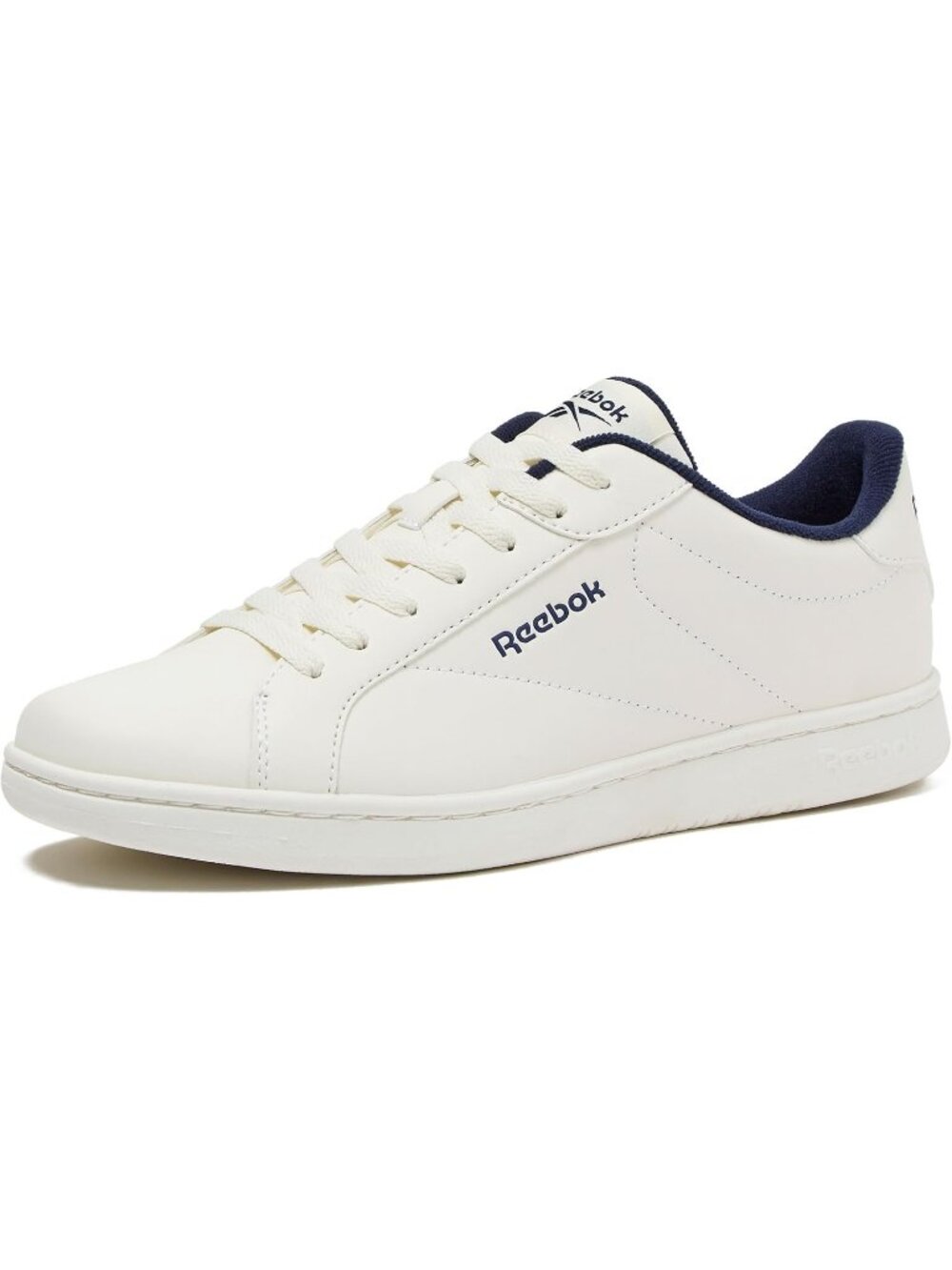 Men's Chalk Navy Tennis Shoes Casual Lace Up High Top Athletic Running Sneaker
